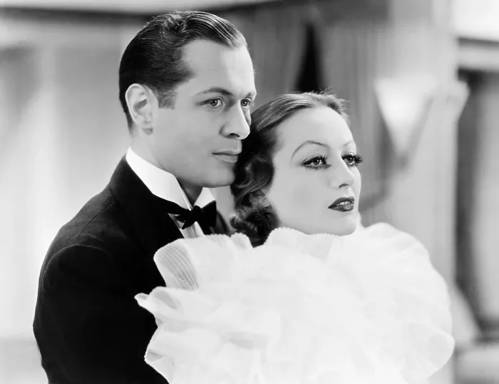 Framed Print : LETTY LYNTON, from left, Robert Montgomery, Joan Crawford, 1932