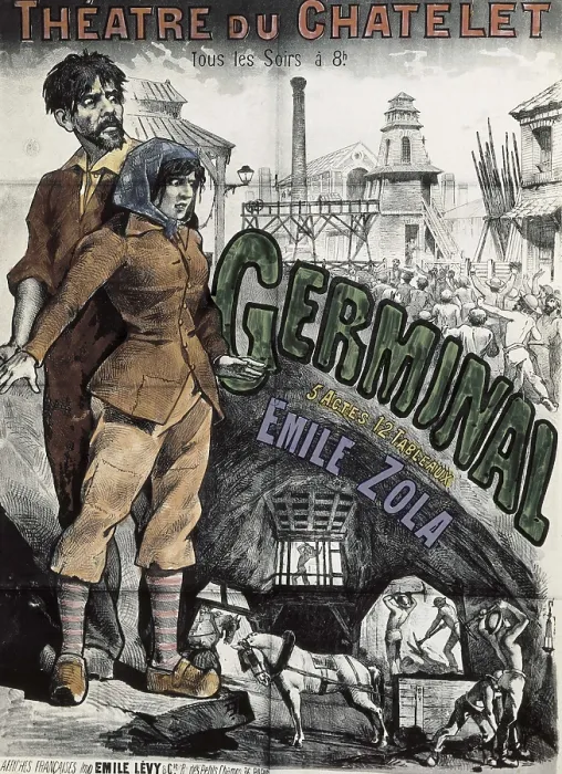 Framed Print : LEVY, mile (1826-1890). Germinal. ca. 1885 Framed Print : LEVY, mile (1826-1890). Germinal. ca. 1885