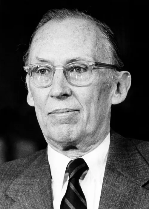 Framed Print : Lewis F. Powell, Jr. appears before the Senate judiciary committe. President Richard Nixon nominated him to the Supreme Court, 1971. Courtesy: CSU Archives / Everett Collection