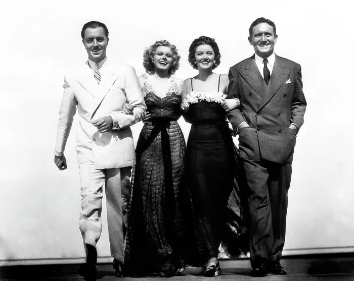 Framed Print : LIBELED LADY, William Powell, Jean Harlow, Myrna Loy, Spencer Tracy, 1936