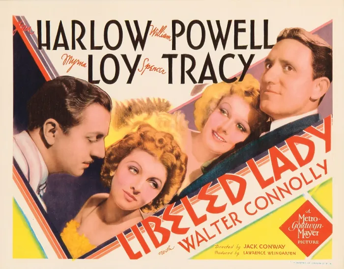 Framed Print : LIBELED LADY, William Powell, Myrna Loy, Jean Harlow, Spencer Tracy, 1936 Framed Print : LIBELED LADY, William Powell, Myrna Loy, Jean Harlow, Spencer Tracy, 1936