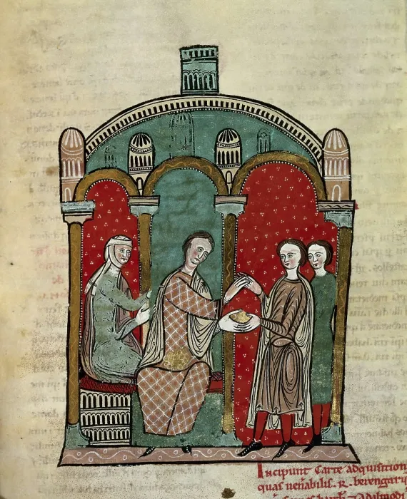 Framed Print : Liber Feudorum Maior. end 12th c. Royal cartulary carried out after Alfonso the Chaste's order Framed Print : Liber Feudorum Maior. end 12th c. Royal cartulary carried out after Alfonso the Chaste's order