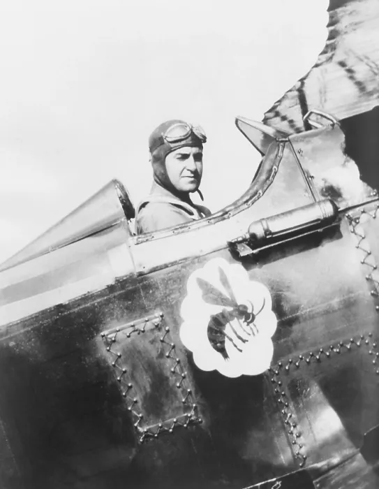 Framed Print : Lieut. Curtis LeMay as a pursuit pilot stationed in Hawaii in the 1930s. (CSU_2015_8_531)