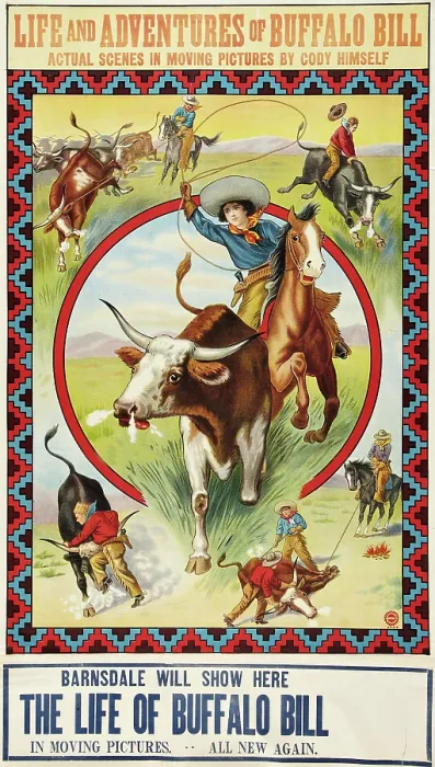 Framed Print : LIFE OF BUFFALO BILL, poster art, 1912 Framed Print : LIFE OF BUFFALO BILL, poster art, 1912