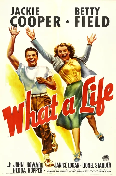 Framed Print : WHAT A LIFE, from left: Jackie Cooper, Betty Field, 1939