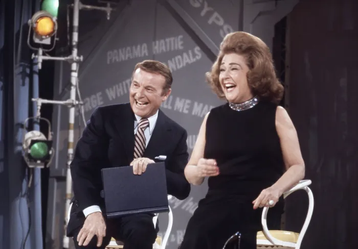 Framed Print : THIS IS YOUR LIFE, From left: Ralph Edwards (host), Ethel Merman, (aired May 20, 1971), 1970-1973