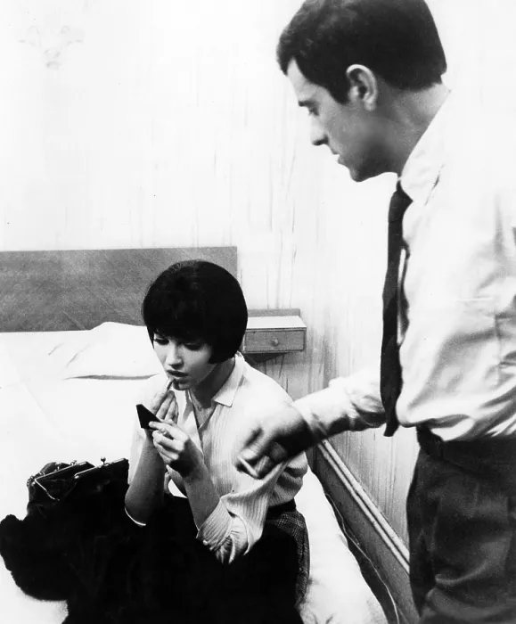Framed Print : MY LIFE TO LIVE, (aka VIVRE SA VIE), Anna Karina at left, 1962 Framed Print : MY LIFE TO LIVE, (aka VIVRE SA VIE), Anna Karina at left, 1962