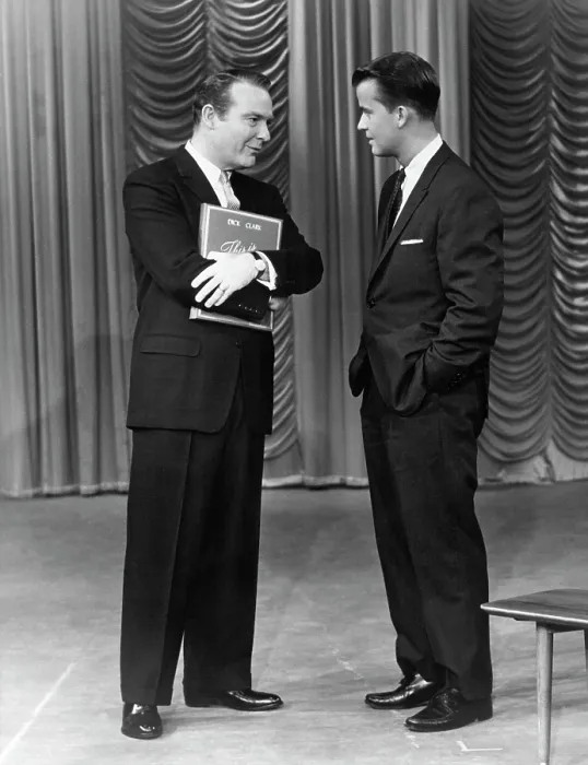Framed Print : THIS IS YOUR LIFE, Ralph Edwards, Dick Clark, 1952-1961, 1959 episode Framed Print : THIS IS YOUR LIFE, Ralph Edwards, Dick Clark, 1952-1961, 1959 episode