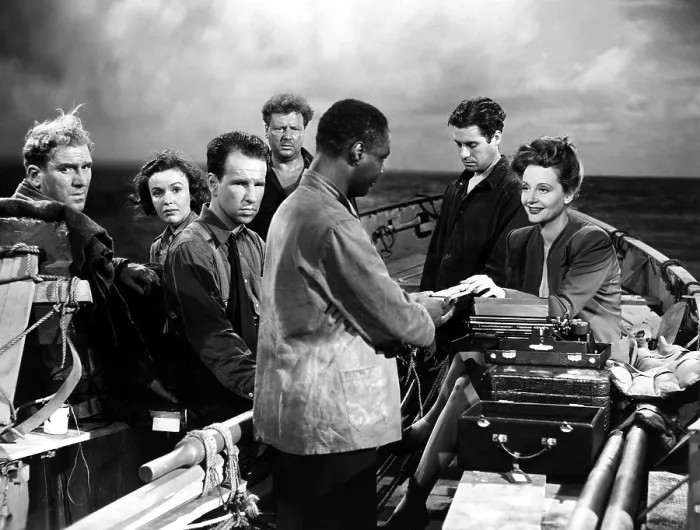 Framed Print : LIFEBOAT, Bendix, Anderson, Cronyn, Slezak, Lee, Hodiak, Bankhead, 1944, TM & Copyright (c) 20th Century Fox Film Corp. All rights reserved