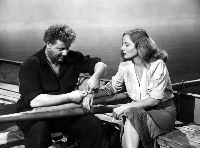 Framed Print : LIFEBOAT, Walter Slezak, Tallulah Bankhead, 1944. TM and Copyright 20th Century Fox Film Corp. All rights reserved. Courtesy: Everett Collection
