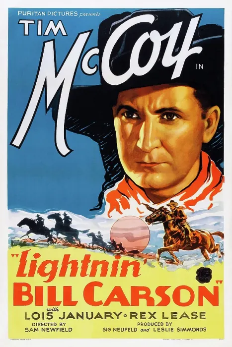 Framed Print : LIGHTNIN BILL CARSON, US poster art: Tim McCoy, 1936 Framed Print : LIGHTNIN BILL CARSON, US poster art: Tim McCoy, 1936
