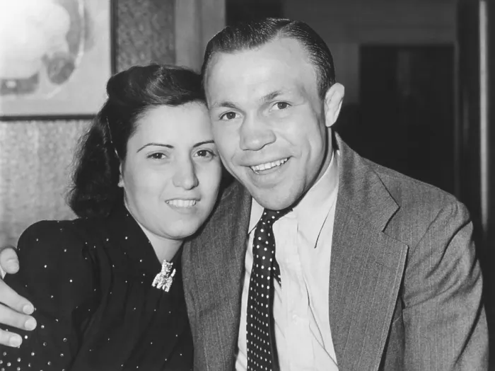 Framed Print : Lightweight champion Lou Ambers with his childhood sweetheart, Margaret Sally Celio, 22. They married on Oct. 5, 1939 in their hometown of Herkimer, New York. (CSU_2015_11_1183) Framed Print : Lightweight champion Lou Ambers with his childhood sweetheart, Margaret Sally Celio, 22. They married on Oct. 5, 1939 in their hometown of Herkimer, New York. (CSU_2015_11_1183)