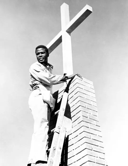 Framed Print : LILIES OF THE FIELD, Sidney Poitier, 1963 Framed Print : LILIES OF THE FIELD, Sidney Poitier, 1963