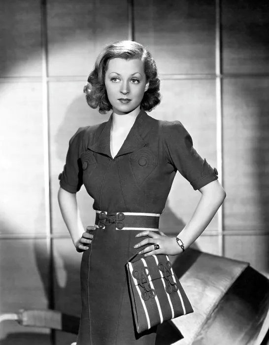 Framed Print : Lilli Palmer, in a Coronation Blue wool dress, ca. 1936 Framed Print : Lilli Palmer, in a Coronation Blue wool dress, ca. 1936