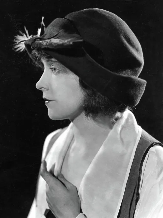 Framed Print : Lillian Gish, 1923, profile
