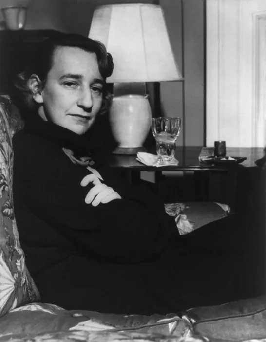 Framed Print : Lillian Hellman, American author of plays, screenplays, and memoirs