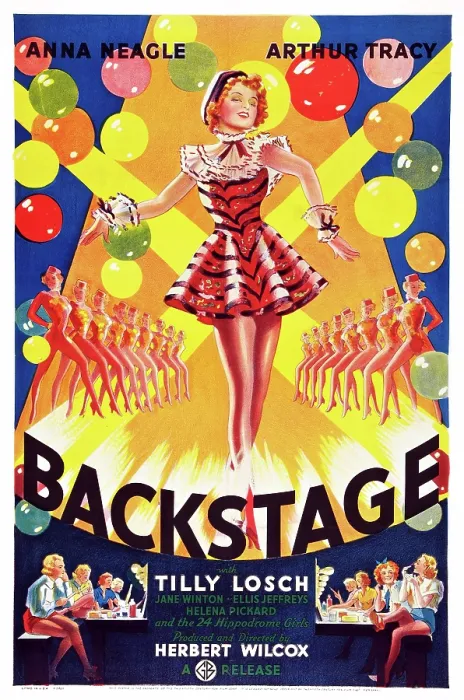 Framed Print : LIMELIGHT, (aka BACKSTAGE), Anna Neagle on US poster art, 1937