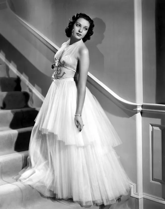 Framed Print : Linda Darnell in dress by Royer for DAY-TIME WIFE, 1939, TM & Copyright (c) 20th Century Fox Film Corp. All rights reserved Framed Print : Linda Darnell in dress by Royer for DAY-TIME WIFE, 1939, TM & Copyright (c) 20th Century Fox Film Corp. All rights reserved