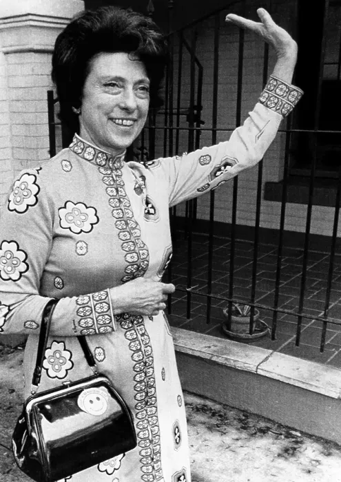 Framed Print : Lindy Boggs after voting in the special election in which she hopes to fill her late husband, Hale Boggs, seat in the House of Representatives, New Orleans, 1973 Framed Print : Lindy Boggs after voting in the special election in which she hopes to fill her late husband, Hale Boggs, seat in the House of Representatives, New Orleans, 1973