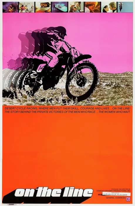 Framed Print : ON THE LINE, US poster art, 1971