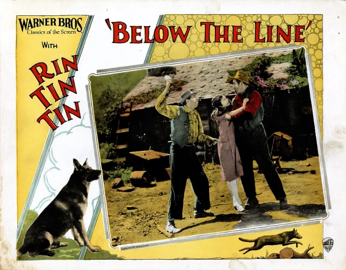 Framed Print : BELOW THE LINE, Rin Tin Tin, June Marlowe, (center), 1925