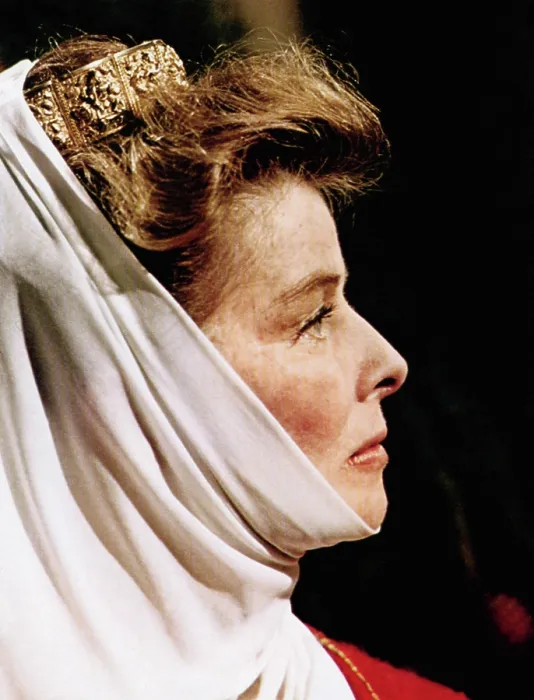 Framed Print : THE LION IN WINTER, Katharine Hepburn as Eleanor of Aquitaine, 1968
