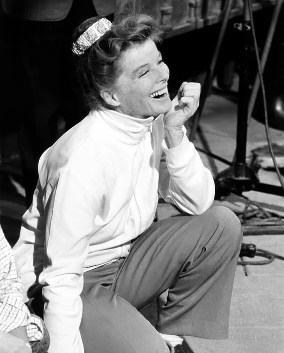 Framed Print : THE LION IN WINTER, Katharine Hepburn, in rehearsal, 1968