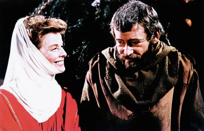 Framed Print : THE LION IN WINTER, from left: Katharine Hepburn as Eleanor of Aquitaine, Peter O'Toole as King Henry II, 1968 Framed Print : THE LION IN WINTER, from left: Katharine Hepburn as Eleanor of Aquitaine, Peter O'Toole as King Henry II, 1968