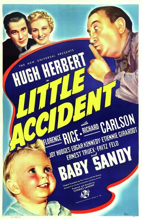 Framed Print : LITTLE ACCIDENT, US poster art, clockwise from top left: Richard Carlson, Florence Rice, Hugh Herbert, Baby Sandy, 1939 Framed Print : LITTLE ACCIDENT, US poster art, clockwise from top left: Richard Carlson, Florence Rice, Hugh Herbert, Baby Sandy, 1939