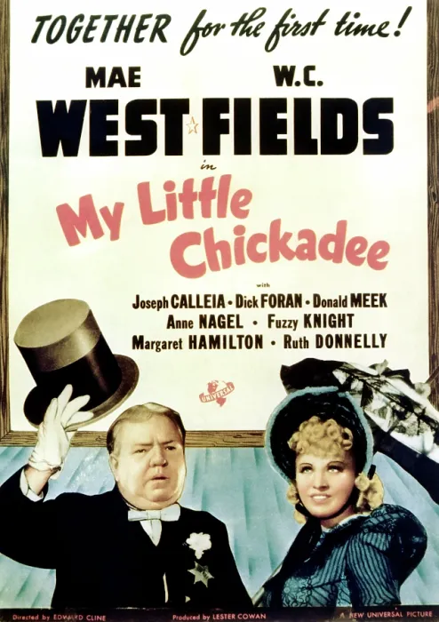 Framed Print : MY LITTLE CHICKADEE, from left: W.C. Fields, Mae West, 1940
