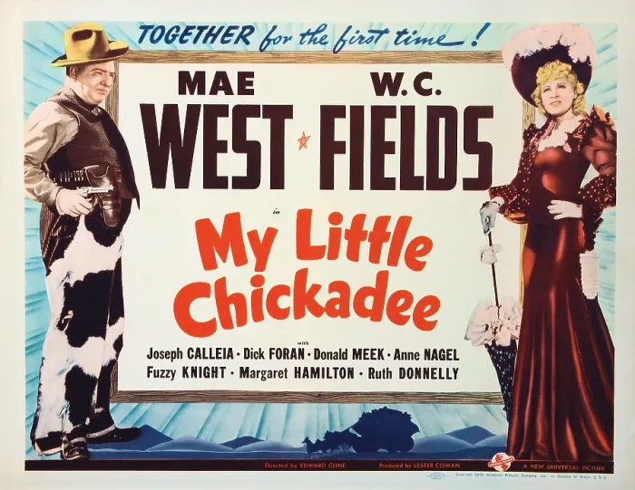 Framed Print : MY LITTLE CHICKADEE, US lobbycard, from left: W.C. Fields, Mae West, 1940 Framed Print : MY LITTLE CHICKADEE, US lobbycard, from left: W.C. Fields, Mae West, 1940