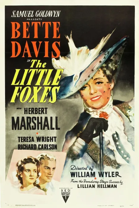 Framed Print : THE LITTLE FOXES, (poster art), Bette Davis, 1941