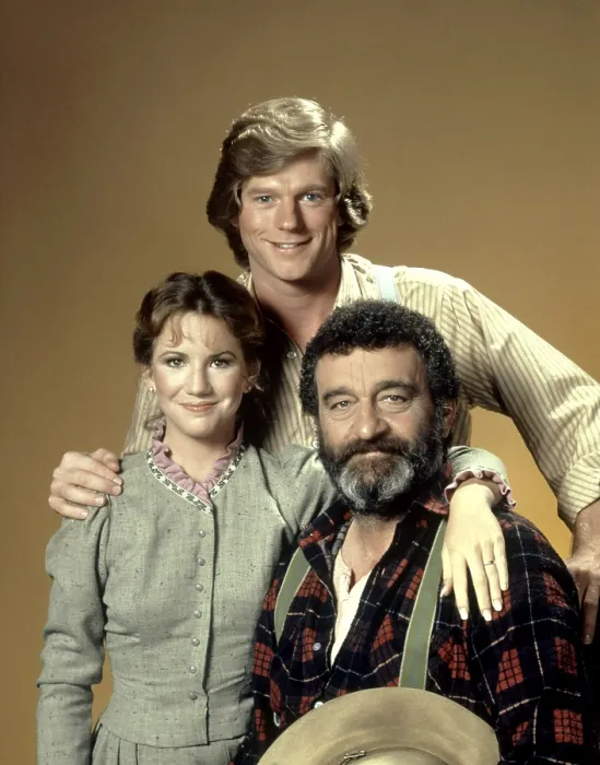 Framed Print : LITTLE HOUSE ON THE PRAIRIE (aka LITTLE HOUSE: A NEW BEGINNING), from left: Melissa Gilbert, Dean Butler, Victor French (Season 8, 1982), 1974-83 Framed Print : LITTLE HOUSE ON THE PRAIRIE (aka LITTLE HOUSE: A NEW BEGINNING), from left: Melissa Gilbert, Dean Butler, Victor French (Season 8, 1982), 1974-83