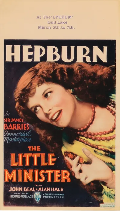 Framed Print : THE LITTLE MINISTER, poster art, Katharine Hepburn, 1934