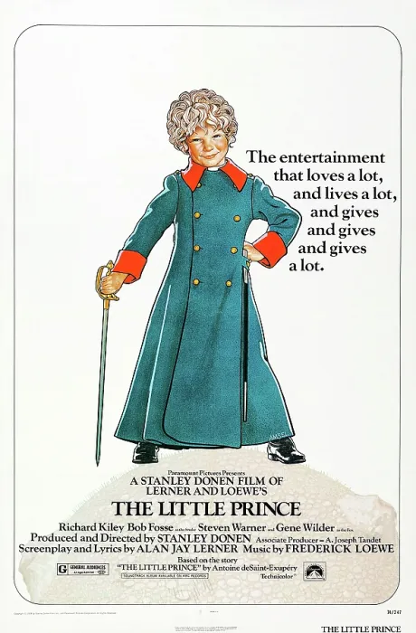 Framed Print : THE LITTLE PRINCE, US poster, Steven Warner, 1974