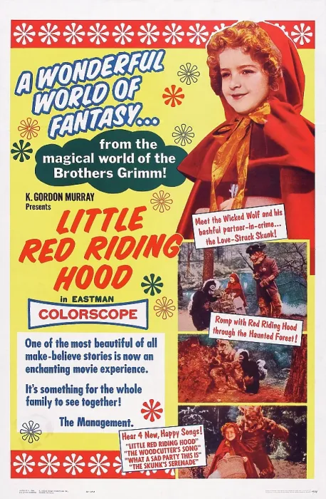 Framed Print : LITTLE RED RIDING HOOD, (aka TOM THUMB AND LITTLE RED RIDING HOOD, aka CAPERUCITA Y PULGARCITO CONTRA LOS MONSTRUOS), US poster, Maria Gracia (top), 1962