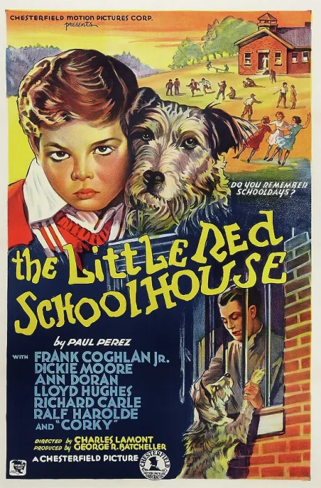 Framed Print : THE LITTLE RED SCHOOLHOUSE, US poster art, Dickie Moore (top), Frank Coghlan Jr. (bottom), 1936