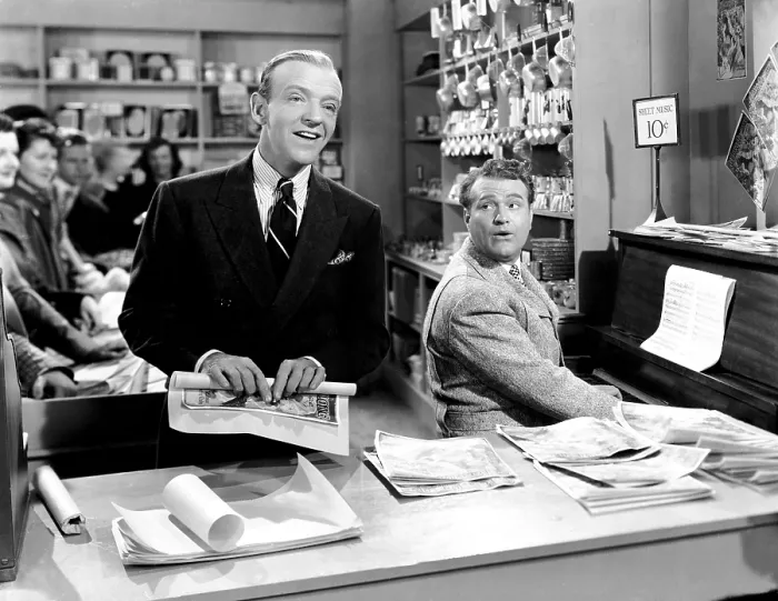 Framed Print : THREE LITTLE WORDS, Fred Astaire, Red Skelton, 1950