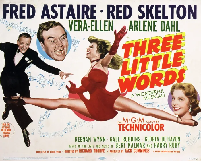 Framed Print : THREE LITTLE WORDS, Fred Astaire, Red Skelton, Vera-Ellen, Arlene Dahl, 1950 Framed Print : THREE LITTLE WORDS, Fred Astaire, Red Skelton, Vera-Ellen, Arlene Dahl, 1950