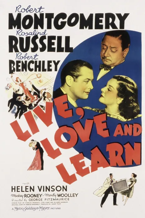 Framed Print : LIVE, LOVE AND LEARN, Robert Montgomery, Rosalind Russell, Robert Benchley, 1937 Framed Print : LIVE, LOVE AND LEARN, Robert Montgomery, Rosalind Russell, Robert Benchley, 1937