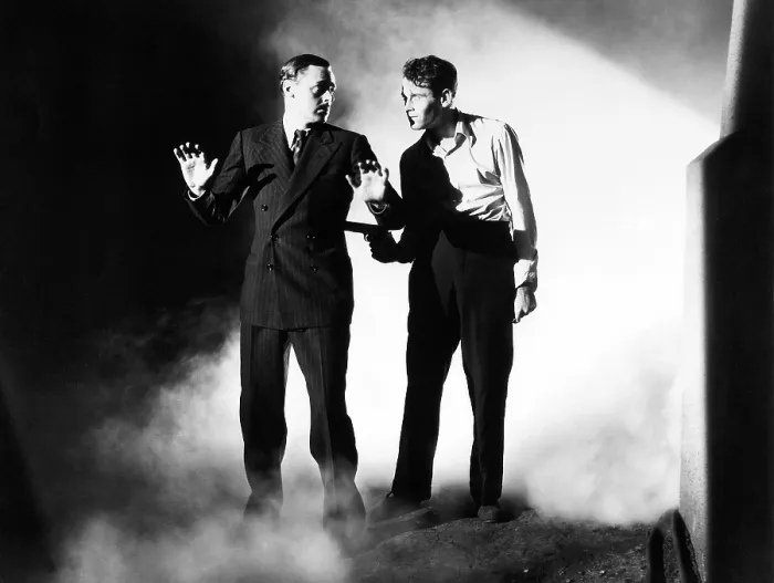 Framed Print : YOU ONLY LIVE ONCE, from left: Jerome Cowan, Henry Fonda, 1937