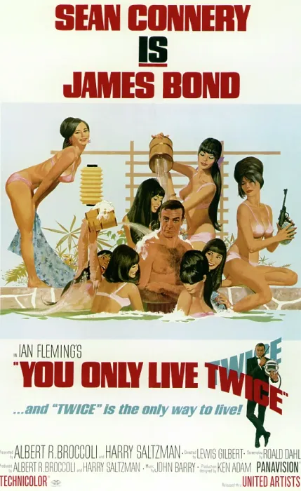 Framed Print : YOU ONLY LIVE TWICE, Sean Connery, 1967