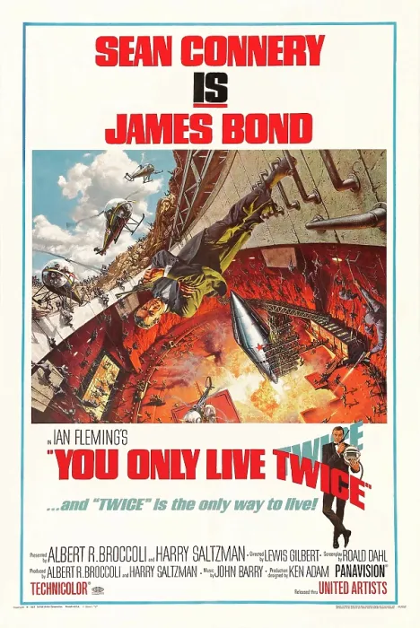 Framed Print : YOU ONLY LIVE TWICE, Sean Connery, 1967