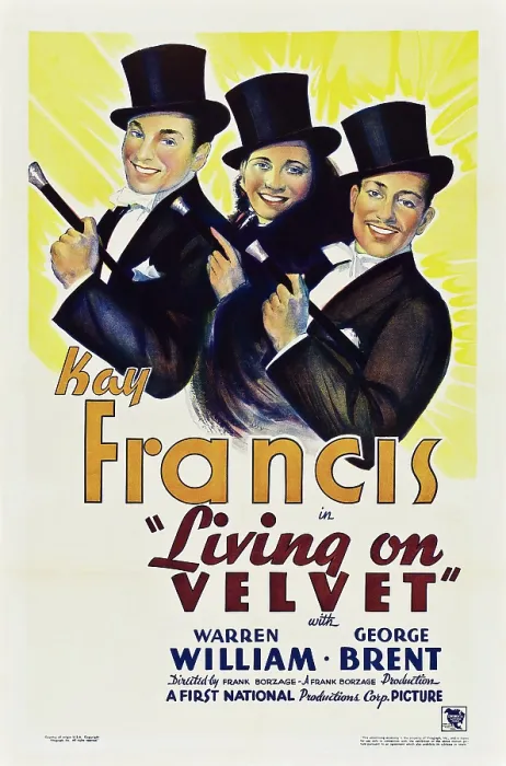 Framed Print : LIVING ON VELVET, from left: George Brent, Kay Francis, Warren William, 1935 Framed Print : LIVING ON VELVET, from left: George Brent, Kay Francis, Warren William, 1935