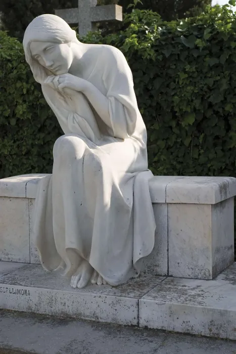 Framed Print : LLIMONA i BRUGUERA, Josep (1864-1934). Young Girl. 19th-20th c. SPAIN. Cadaqus. Sculpture of the cemetery. Modernism. Sculpture on marble Framed Print : LLIMONA i BRUGUERA, Josep (1864-1934). Young Girl. 19th-20th c. SPAIN. Cadaqus. Sculpture of the cemetery. Modernism. Sculpture on marble