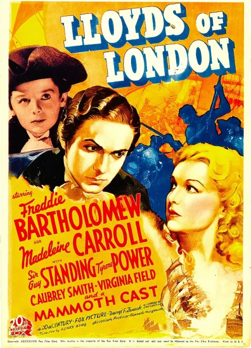 Framed Print : LLOYDS OF LONDON, from left: Freddie Bartholomew, Tyrone Power, Madeleine Carroll on midget window card, 1936, TM and Copyright 20th Century Fox Film Corp Framed Print : LLOYDS OF LONDON, from left: Freddie Bartholomew, Tyrone Power, Madeleine Carroll on midget window card, 1936, TM and Copyright 20th Century Fox Film Corp