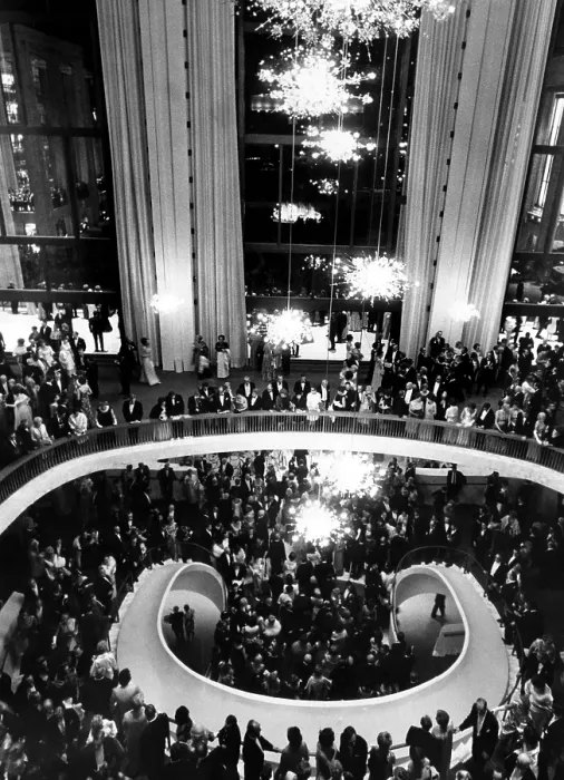 Framed Print : The lobby of the Metropolitan Opera, Lincoln Center, New York City, c. 1960's.. Courtesy: CSU Archives / Everett Collection Framed Print : The lobby of the Metropolitan Opera, Lincoln Center, New York City, c. 1960's.. Courtesy: CSU Archives / Everett Collection