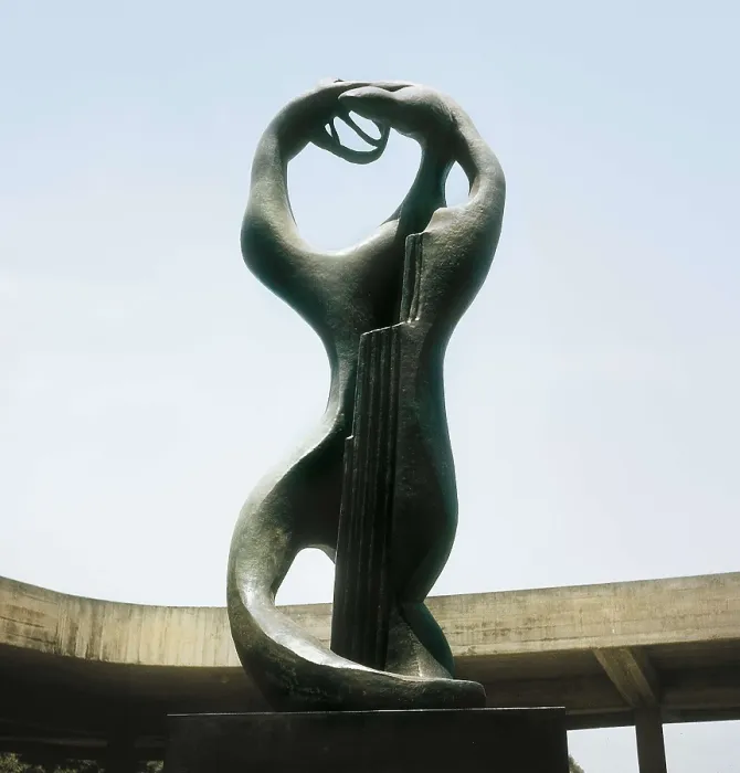 Framed Print : LOBO CASUERO, Baltasar (1910-1993). The Dance. VENEZUELA. Caracas. Central University of Venezuela. Sculpture on bronze. AISA / Everett Collection - Image has fine art copyright Framed Print : LOBO CASUERO, Baltasar (1910-1993). The Dance. VENEZUELA. Caracas. Central University of Venezuela. Sculpture on bronze. AISA / Everett Collection - Image has fine art copyright
