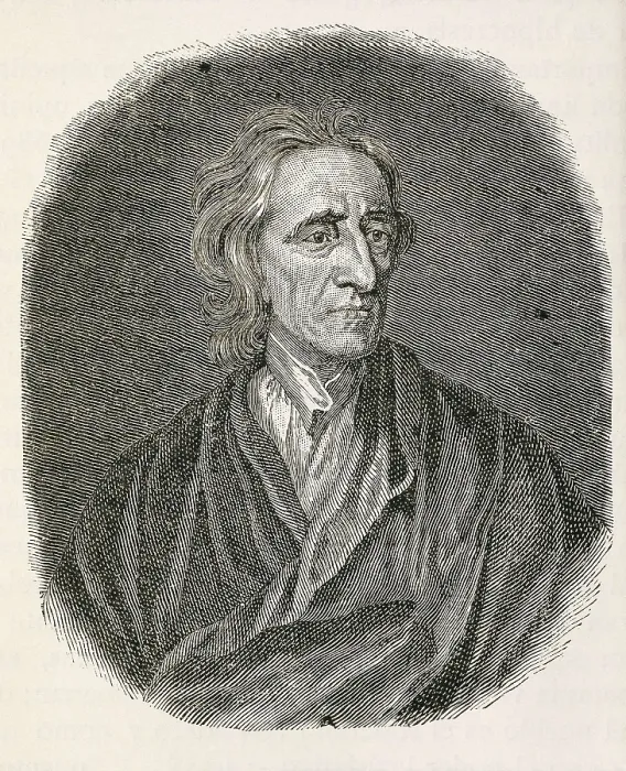Framed Print : LOCKE, John (1632-1704). Portraif by F. Morellon la Cave (1734). Etching. AISA / Everett Collection**US SALES ONLY** Framed Print : LOCKE, John (1632-1704). Portraif by F. Morellon la Cave (1734). Etching. AISA / Everett Collection**US SALES ONLY**
