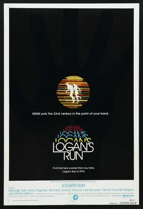 Framed Print : LOGAN'S RUN, US Poster, 1976 Framed Print : LOGAN'S RUN, US Poster, 1976